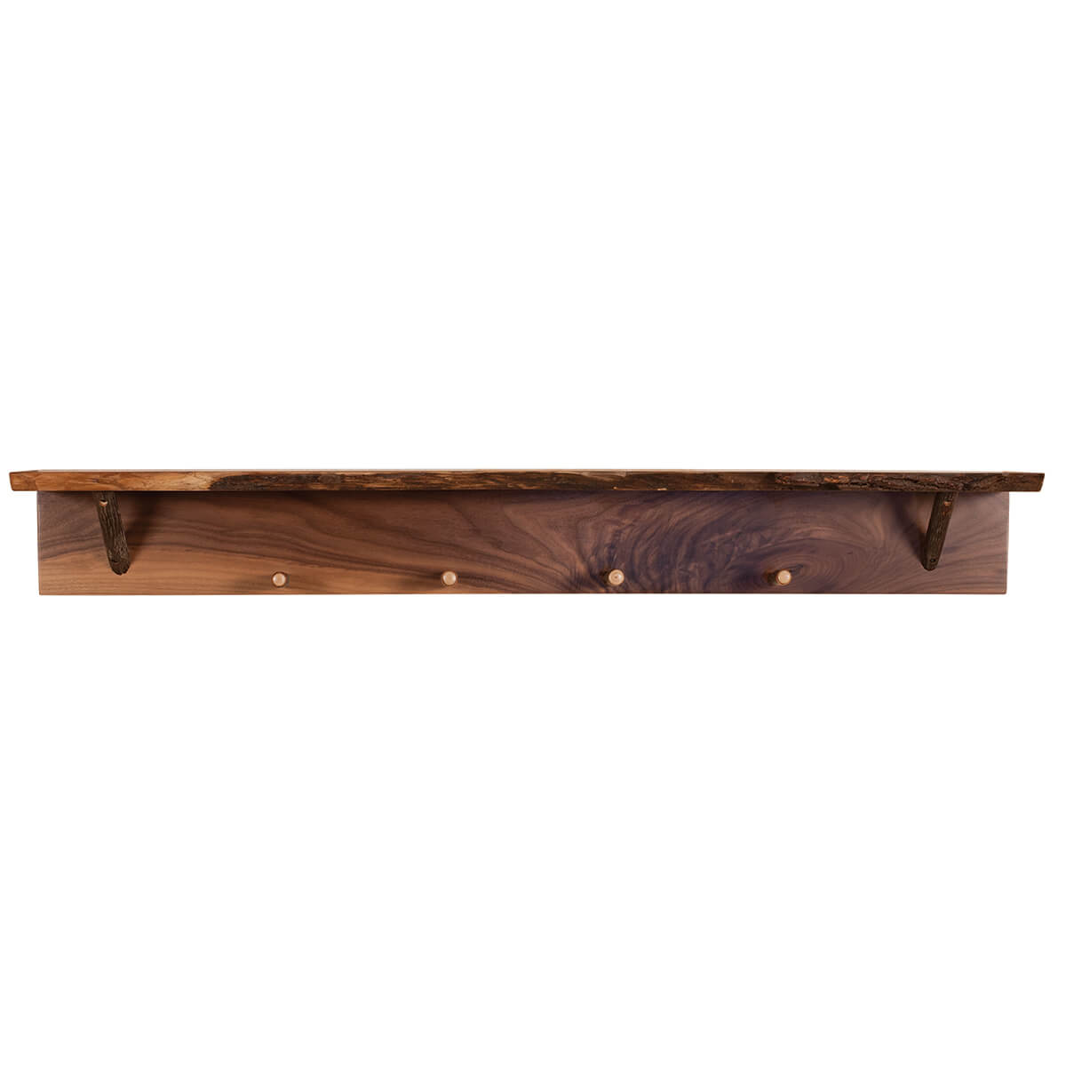 Read more about the article 48 Inch Long Wall Shelf with Four Hooks