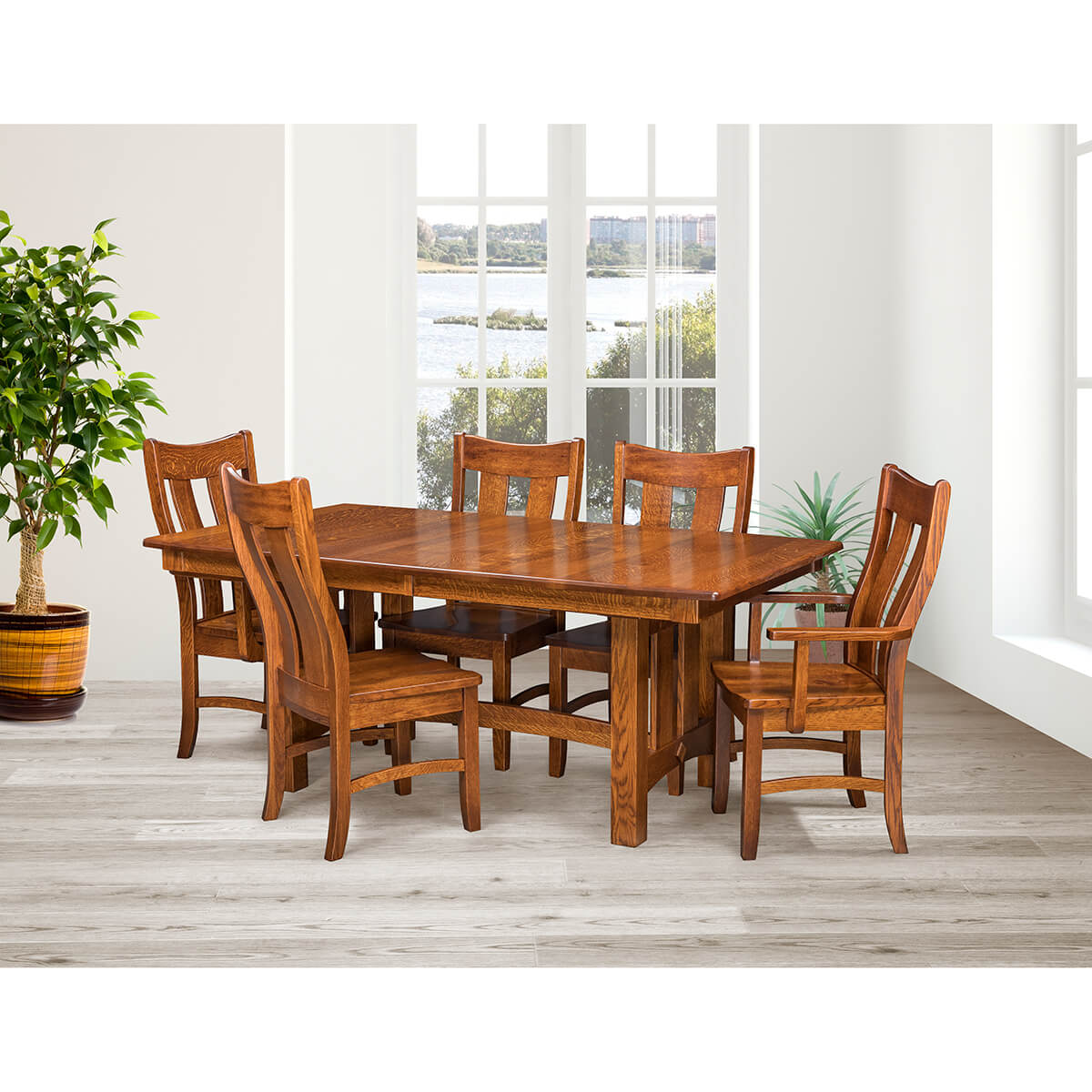 Read more about the article Country Shaker Trestle Dining Collection