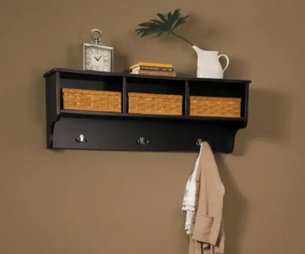 Lattice Weave Cubby Shelf
