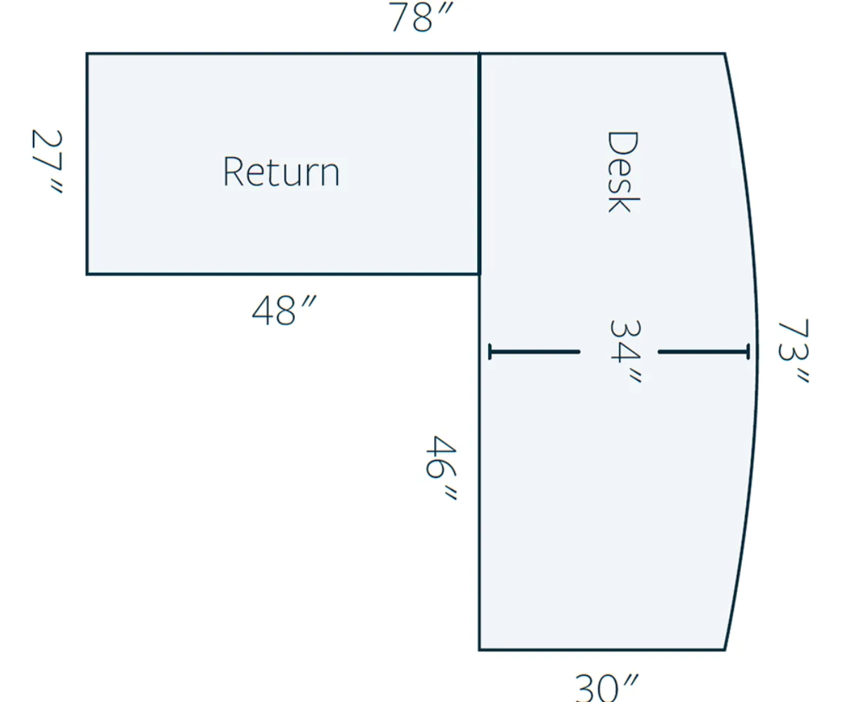 Oakwood L Desk - Image 3