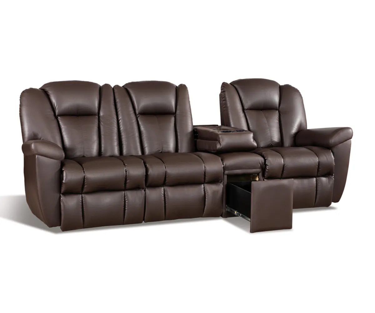 Dutch Boy Wallhugger Reclining Sofa With Extra Theater Seat - 100" - Image 3